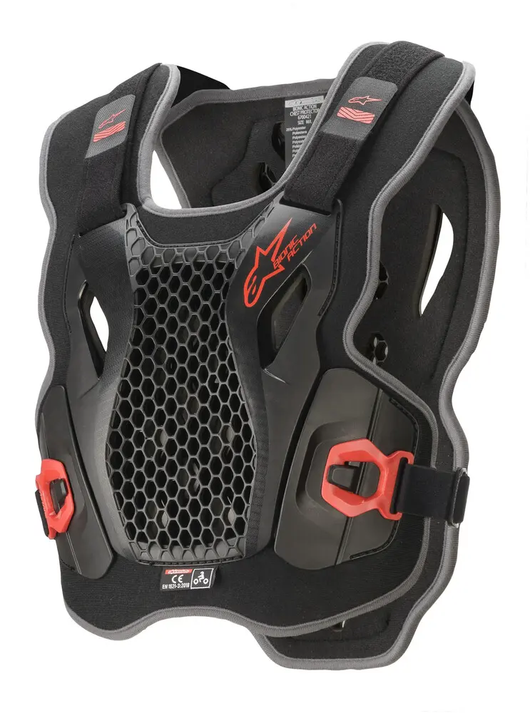 Pechera Alpinestars bionic action negro/rojo XL/2XL