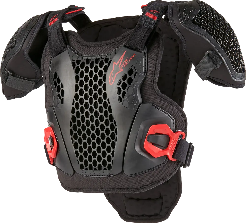 Pechera Alpinestars bionic action negro/rojo Youth L/XL
