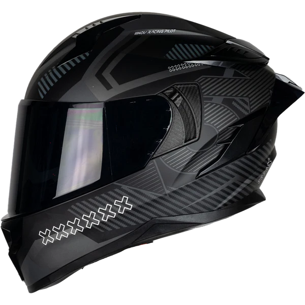 Casco ARES KNOX negro gris 