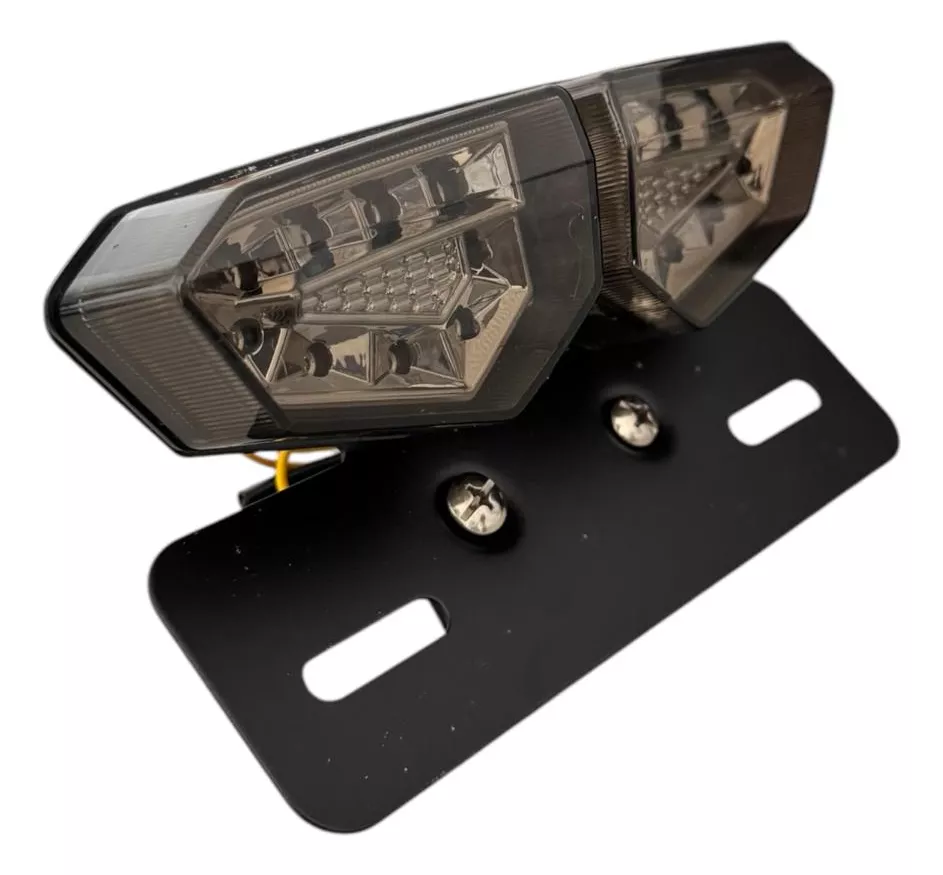 Porta placa con calavera doble deluxe, Universal 
