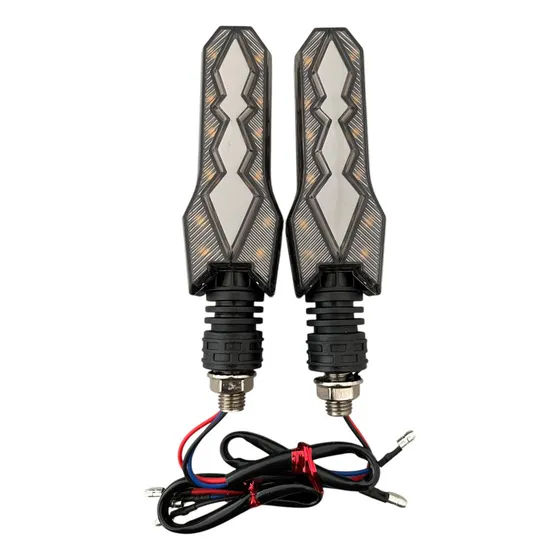 Direccionales LED R310 Running amarillo rojo- Universal 