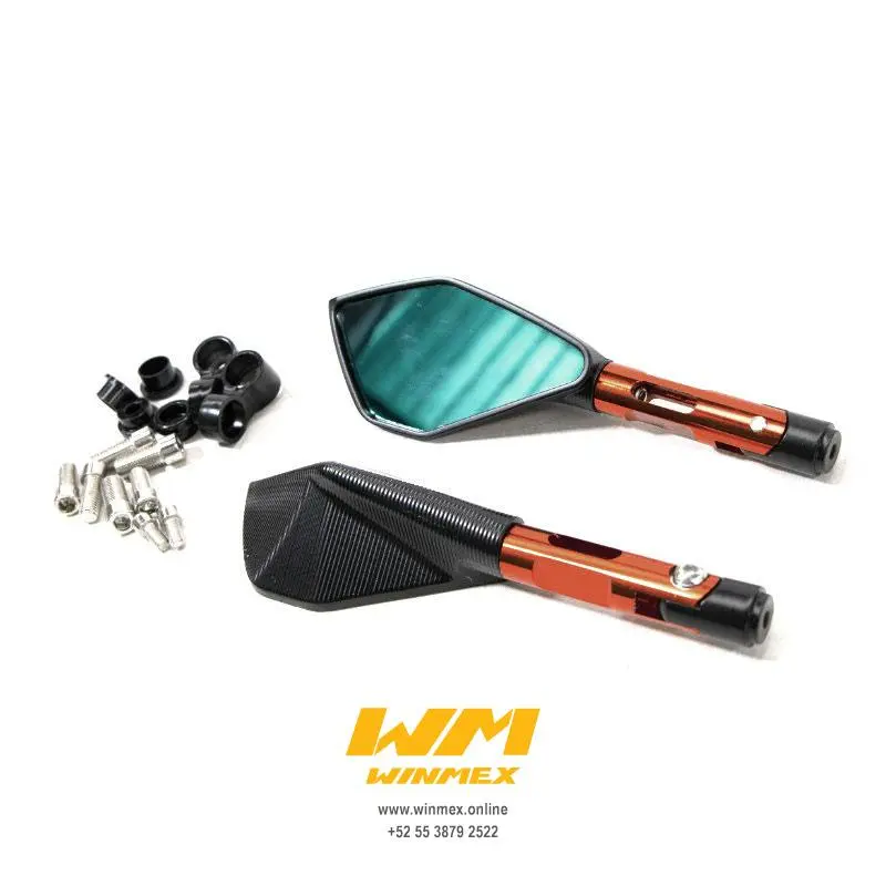 Espejos deportivos naranja- Universal 
