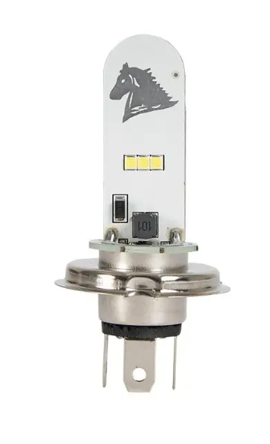 Foco LED H4 2.5/5W 12V 6500K con estrobos- Universal 