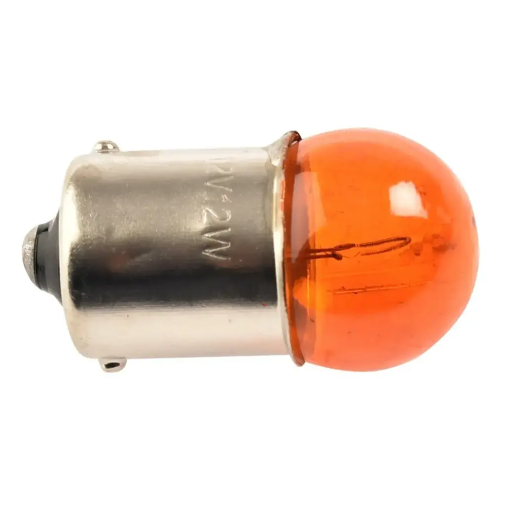 Foco direccional 12V 10W BA15S G18,5 ambar- Universal 