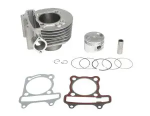 E0304KC01 Kit cilindro motor GY6 150CC, DS150, DS150 NARANJA, DS150 NEGRO, GS150, GS150 LED ELITE, TRN150, W150, WS150, WS150 NF, WS150 SPORT, X150, XS150, XS150 NEGRO, XW150, MODENA 150, DS150G, Vento Atom 150 