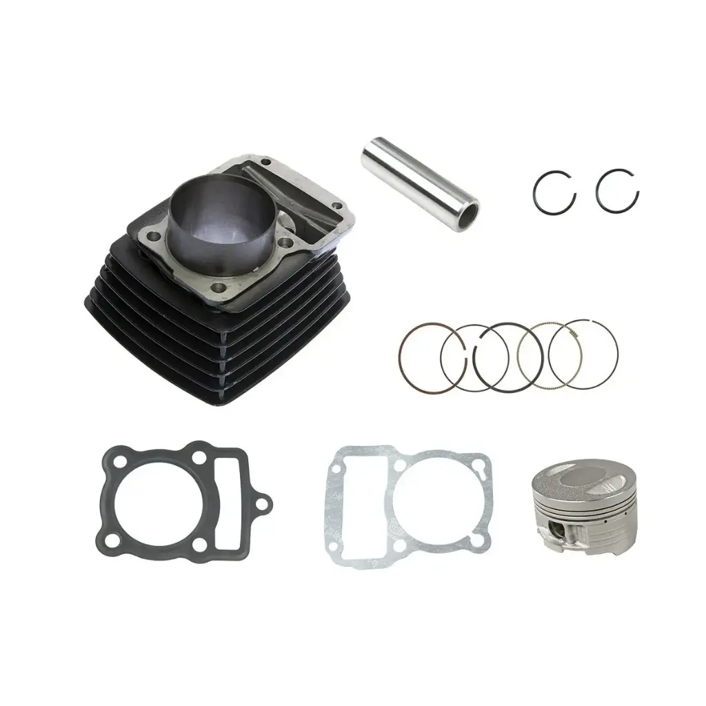 Kit cilindro motor  CGH 150CC Negro (piston corto)- DT150 Sport, FT150, FT150 AzulP, FT150 GT Grafito, FT150_G, FT150G Negra, FT150GTI, FT150GTS ,150SZ, 150Z,DM150 Roja,DT150 Clasica,DT150 Delivery, Vento Lithium 2.0,Ryder 3.0,Xpress 150 