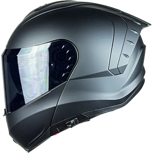 Casco SNOW solido negro mate