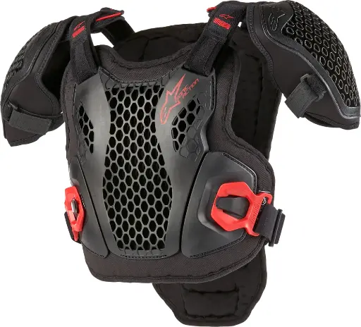 [482-6453L] Pechera Alpinestars bionic action negro/rojo Youth L/XL