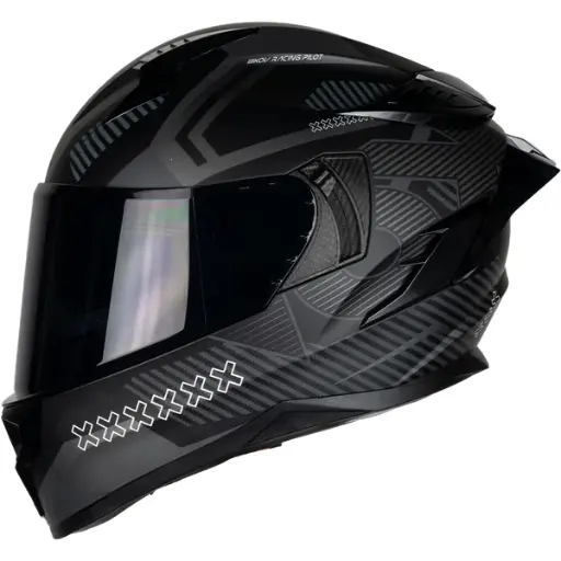 Casco ARES KNOX negro gris 