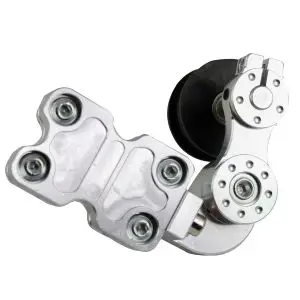 [AJC-027PL] Ajustador de cadena CNC plata ATV 
