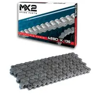 [122-000075] Cadena 428D-136L	170Z, DM200, EX200, RC200, RT200, ZDM200, DM150 Sport,Kurazai Spartha, Vento Rebellian 200 