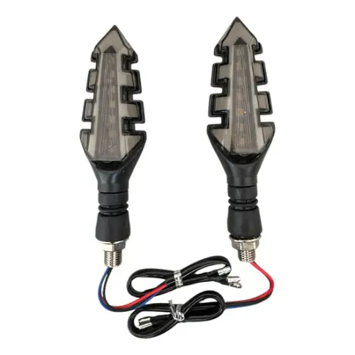 [RUIF046] Direccionales LED R268 Running amarillo rojo- Universal 
