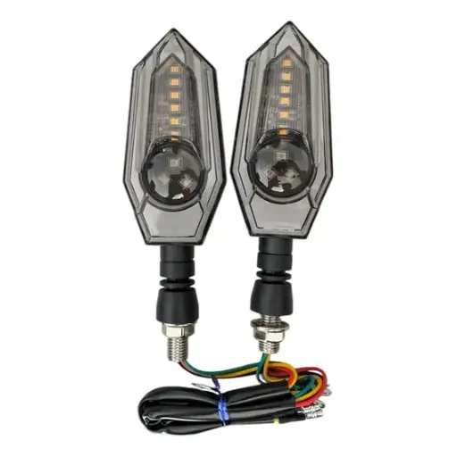 [RUIF070] Direccionales LED R300 Running amarillo rojo- Universal 