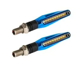 [3257-1061] Direccionales P25- LED azul secuencial (ambar)- Universal 