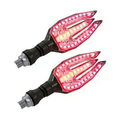 [3257-1074] Direccionales P31S- LED (ambar-rojo)- Universal 