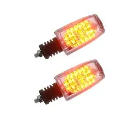 [3257-1007] Direccionales traseras mica trasparente Honda GL150, FT150 Delivery, DT125, DT125Sport, DT150 Delivery, FT125 Roja, XFT125  