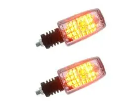 [3257-1012] Direccionales delanteras mica trasparente Honda GL150, FT150 Delivery, DT125, DT125Sport, DT150 Delivery, FT125 Roja, XFT125  