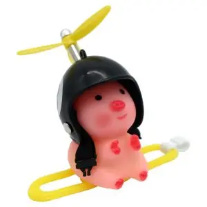 [ACC-07NG] Puerquito decorativo casco bola ocho