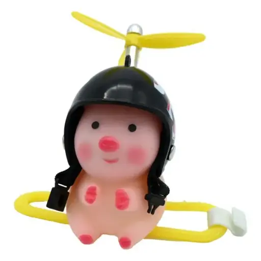 [ACC-007NB] Puerquito decorativo casco bill