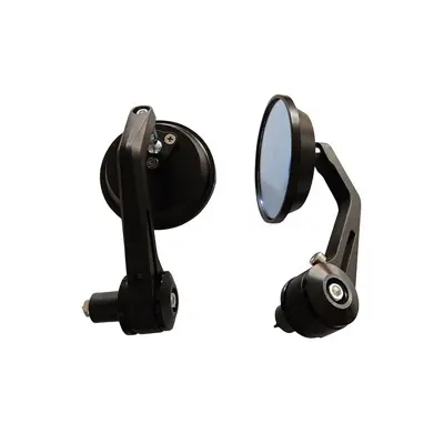 [16-5307-001] Espejos redondos  ZX-H2465-18 Negro	Café Racer 