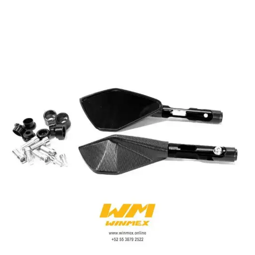 [ESP1001009-3] Espejos deportivos negro- Universal 