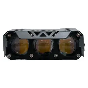[FAR-A006] Faro auxiliar rectangular 3 LEDs blanca y ambar- Universal 