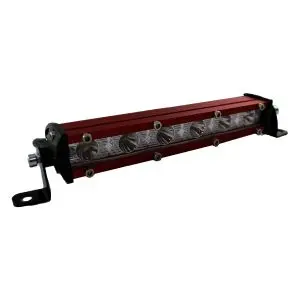 [LUZ-026R] Barra de 6 LEDS Aluminio rojo- Universal 