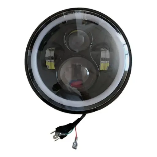 [RUIF238] Faro delantero Café Racer LED Lupa 