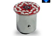 [RS-FFRE-3019R] Foco Stop con 36 Hiper LED plano en forma de estrella rojo- Universal 