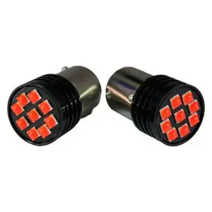 [FOC-045] Foco direccional LED 12V Rojo x2- Universal 