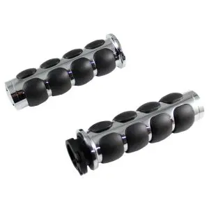 [PUÑ-156] Grips Chopper cromados 1"- Cruiser 